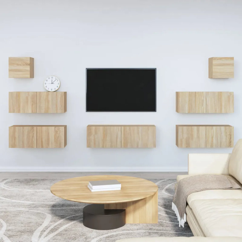 Console de meuble télé vidaXL, Chêne sonoma