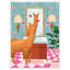 «Maximalist Llama Bathroom Mirror» par Honey Island Studio, reproduction d'art sur toile encadrée
