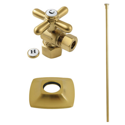 Kingston Brass Gehry Traditional Plumbing Toilet Trim Kit With Flange