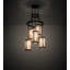 Lustre géomatique à 6 lumières