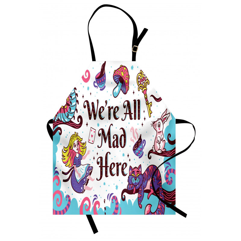 Tablier Alice au pays des merveilles