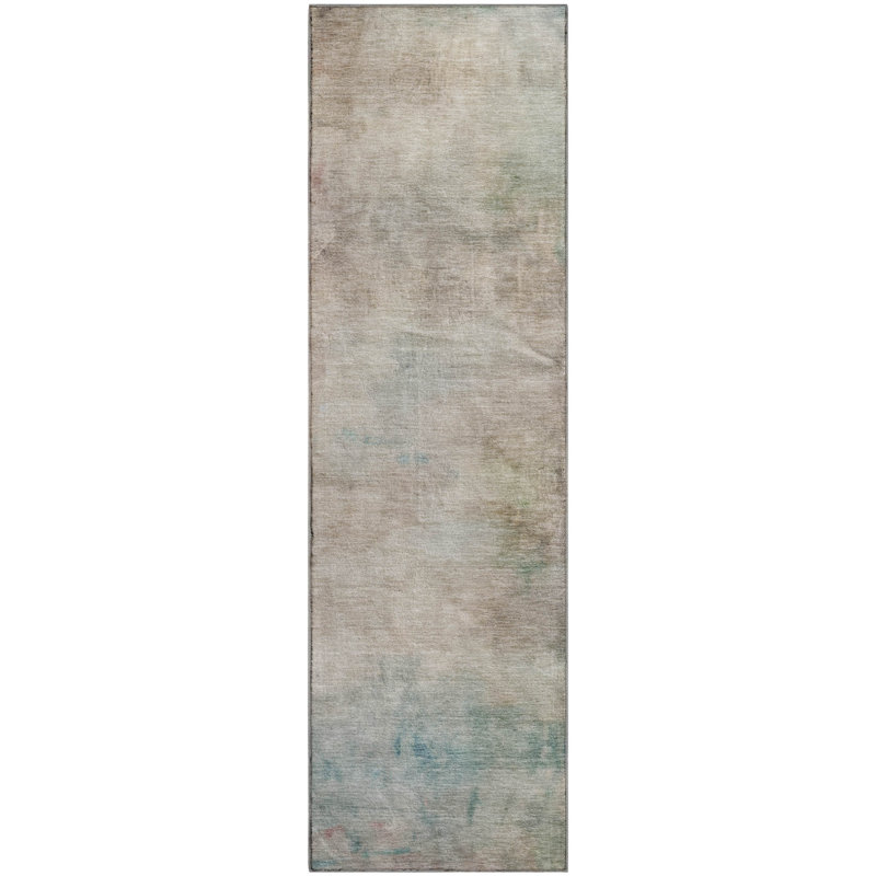 Premium Machine Washable Alijah AMF1235 Abstract Rug, Runner 2'3" x 7'6"