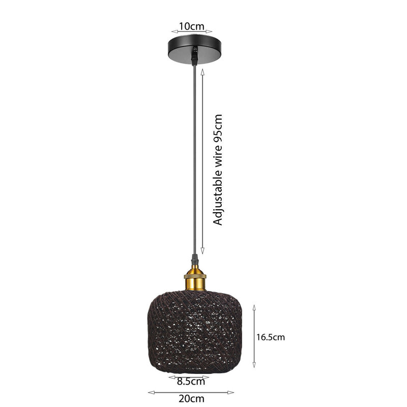 Patrelle 1 - Light Brown Single Pendant