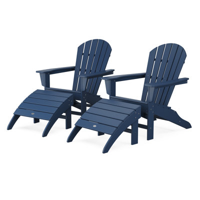 POLYWOOD South Beach 4-Piece Adirondack Set