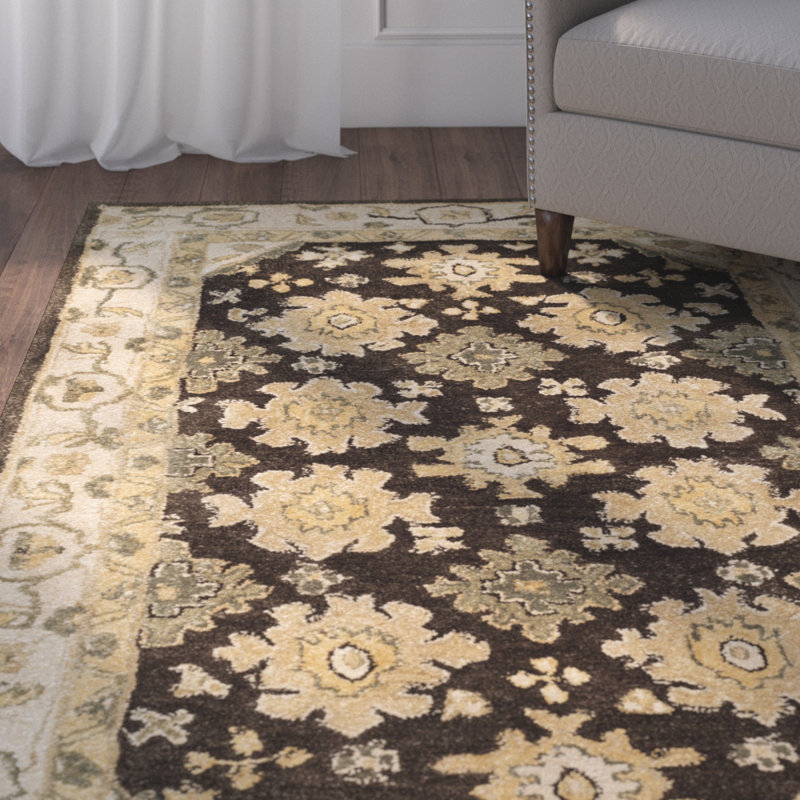 Ladd Wool Pile Oriental Rug, Rectangle 9' x 12'