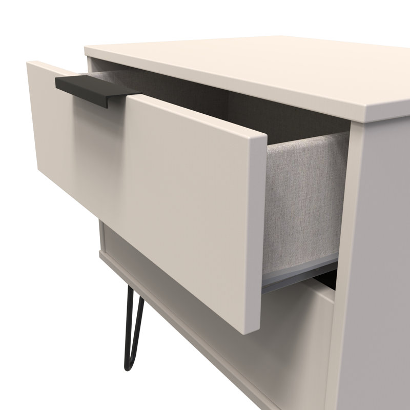 Turah 2 Drawer Midi Chest (Ready Assembled), Kashmir Matt