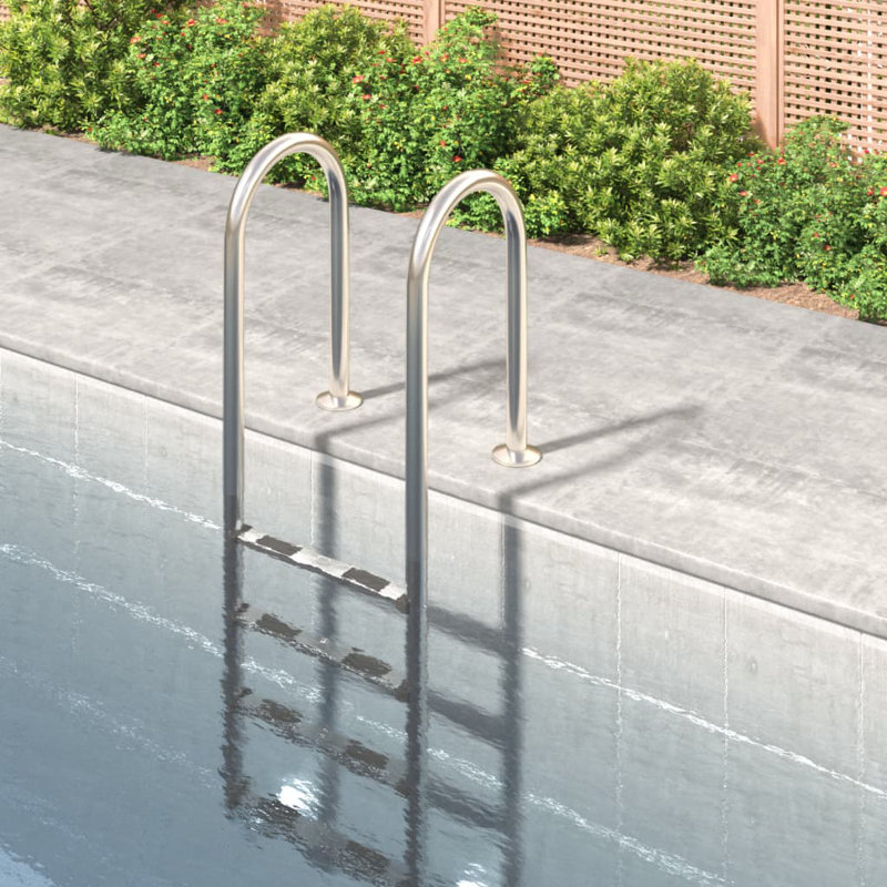 Échelle de piscine Vidaxl, H 72,6 po x l 51 po x P 38 po