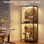 6-Tier Display Cabinet with Glass Doors, Metal Curio Cabinet with 3 Color Lights-964653997