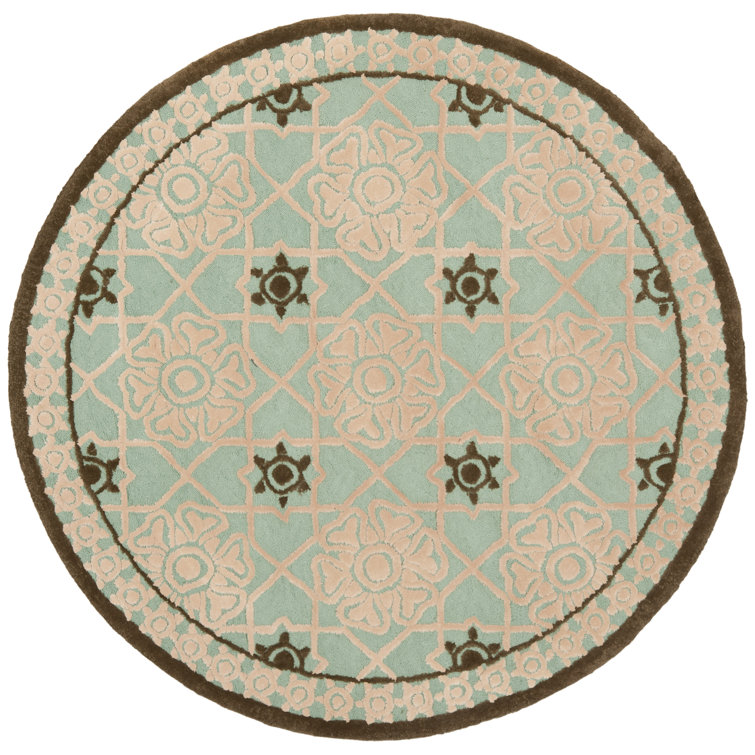 Fullerton Hand Hooked Cotton Pile Geometric Rug