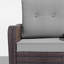 Ensemble de meubles de patio en osier 10 pièces avec fauteuil pivotant, coussins et table basse Kullavik-1028186065
