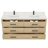 Porto 72'' Free Standing Double Bathroom Vanity with Quartz Top-1960838684-1960878706