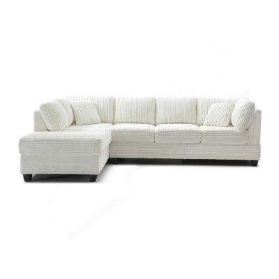 Perth G00239B-SC Sectional(Ottoman Not Include), White