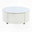 Table basse ronde et mobile avec roulettes-474694582