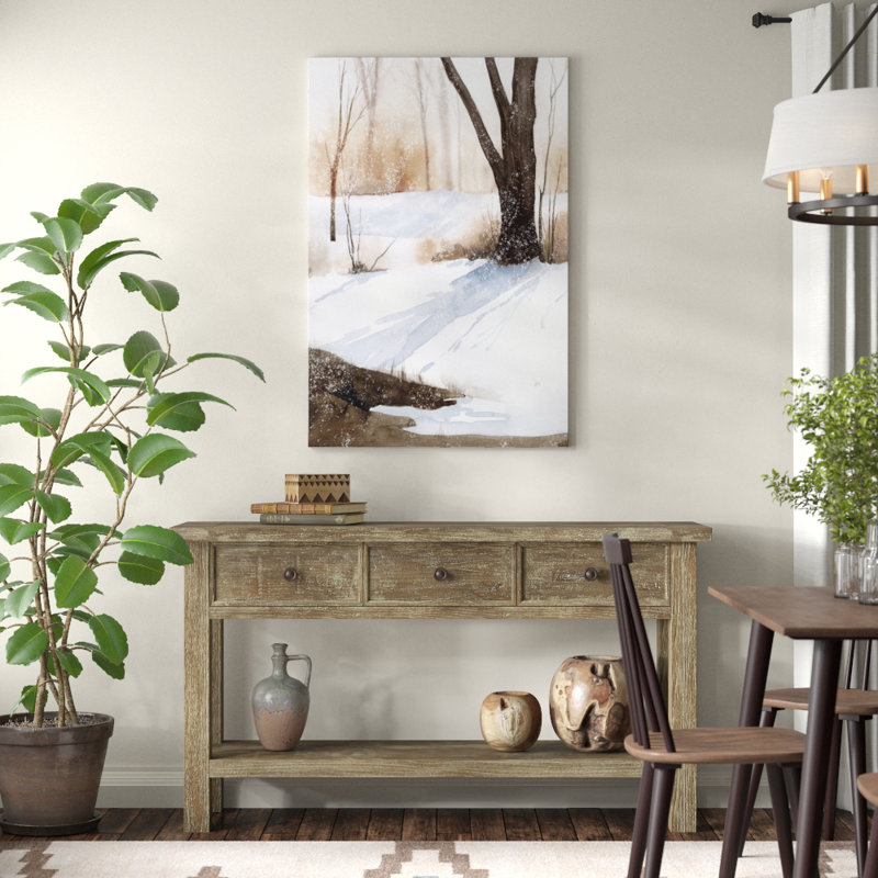 Snowland II by Grace Popp - Painting Print, 122cm H x 81cm W x 3.18cm D, Wrapped Canvas