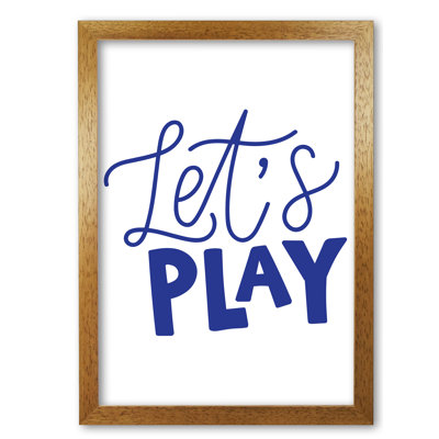 Let's Play - Print