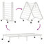Bed Frame Without Mattress Foldable Steel-472756820-472756818