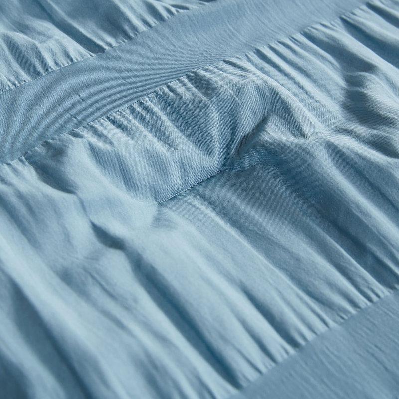 Polyester Comforter, King Comforter + 2 King Shams, Cameo Blue