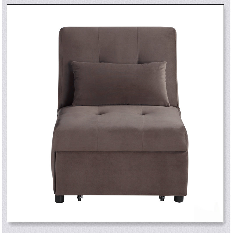 Banc de rangement avec plateau coulissant Modern, Brun