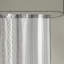 Rideau de douche en coton avec chenille-468383020