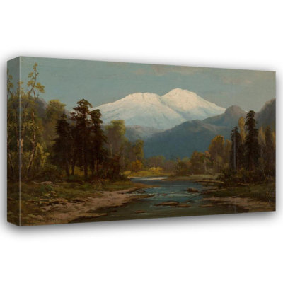 «Mount Shasta, California» par Frederick Schafer - Art mural sur toile tendue avec châssis