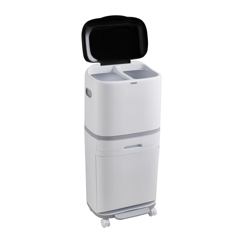 Carlesha PP Open Kitchen Trash Can - 42L