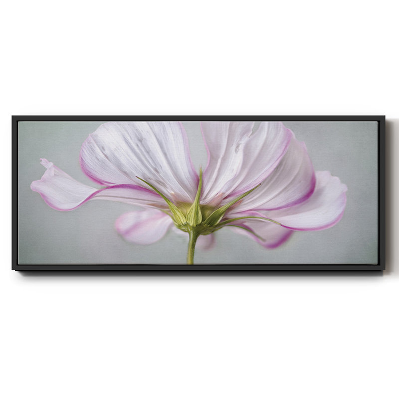 Textured Floral- Framed Canvas, 12" H x 30" W