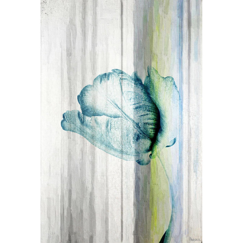« water fleur » par parvez taj,, reproduction d’art sur toile tendue, H 24 po x l 16 po