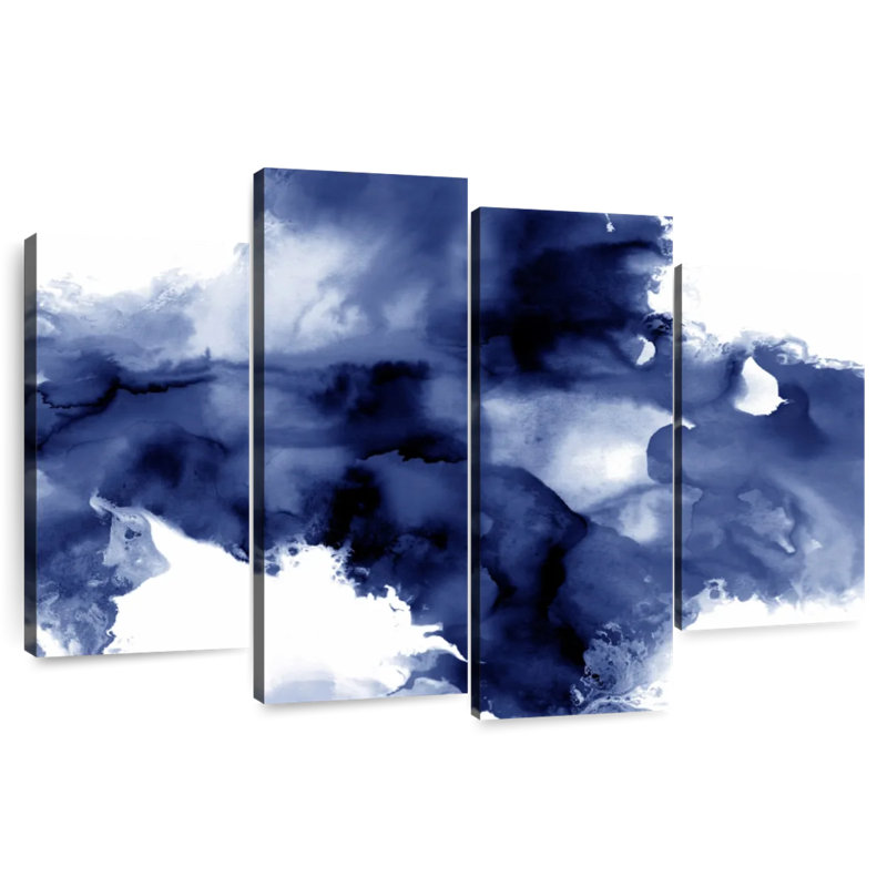 Avery Derive In Indigo I, H 22 po x l 36 po