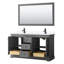 Ensemble de meuble-lavabo double 60 "avec miroir Avery-97831854-97831855-97831858