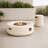 Cathy Round Concrete Propane Outdoor Fire Pit Table