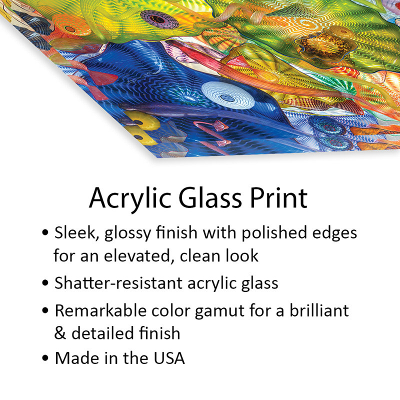 Art mural en verre IV - sans cadre