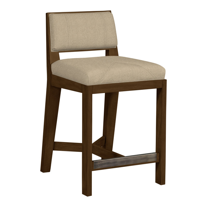 Thom Filicia Solid Wood 26.5" Counter Stool, Havana, Nomad Sand