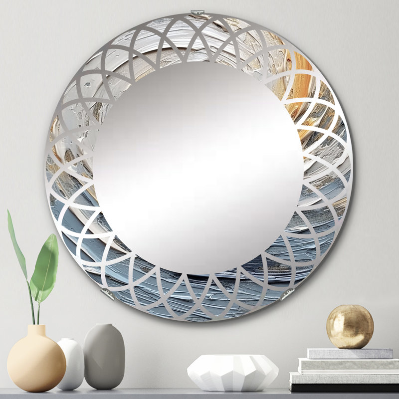 Miroir mural Zheka, 24 po x 24 po