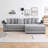 111.4 "Corduroy Sofa, Armrest With Cup Holder and Storage Function, Recliner Can Be Changed Left and Right, Suitable for Living Room Bedroom Lounge Area-1798311908
