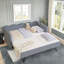 Lit de jour confortable avec couchette, port USB et adorable forme de vague-686900792