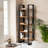 Urbana 70.5"H x 32"W x 15"D Solid Wood Bookcase-1969165259