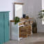 Charton Solid Wood Rectangle Wall Mirror