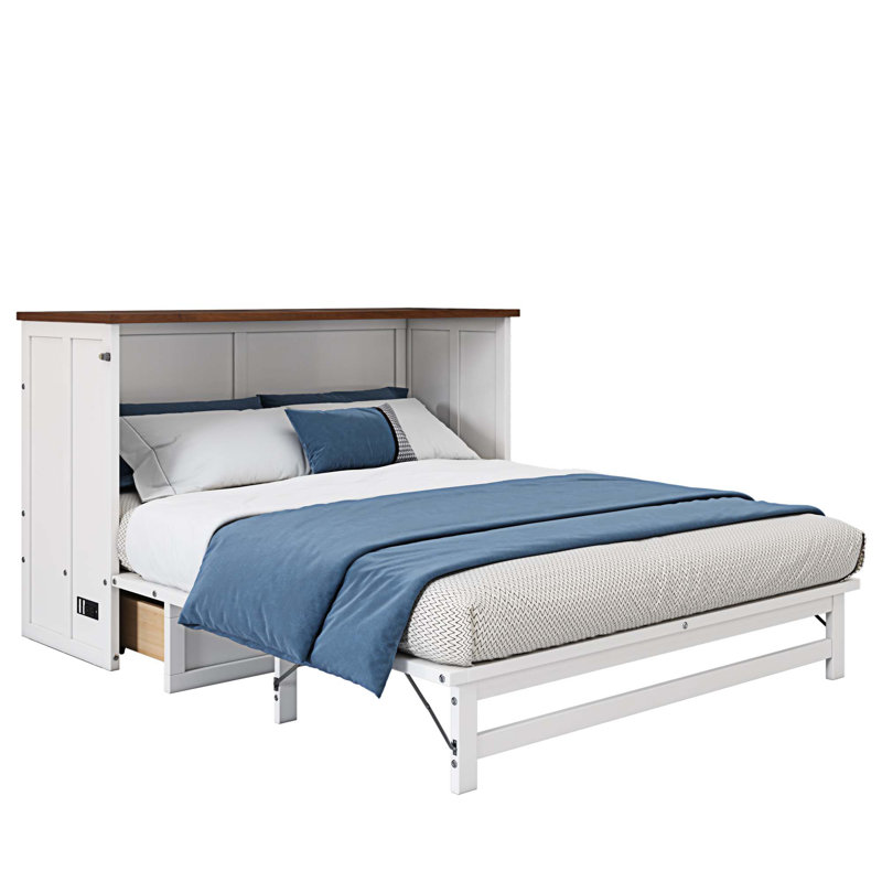 Commode de lit avec grand tiroir Awet, Grand