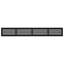 Barrière d'intimité décorative 6 pi H * 8 pi l avec cadres en métal et ensembles de poignées, double barrière en bois composite en plastique - sans les poteaux-123050869-123175227-123417177