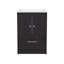 Meuble-lavabo avec deux portes et deux tiroirs Madison, noir-1434299300