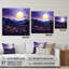 Sparta - Art mural acrylique champs de lavande pour la cuisine-101500357