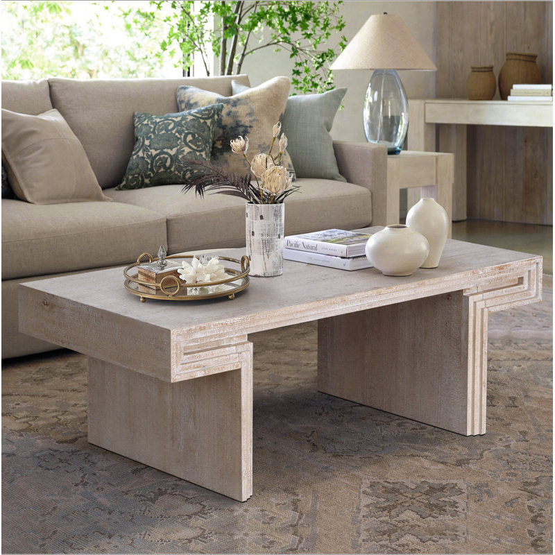 Table basse American Vintage, Naturel antique