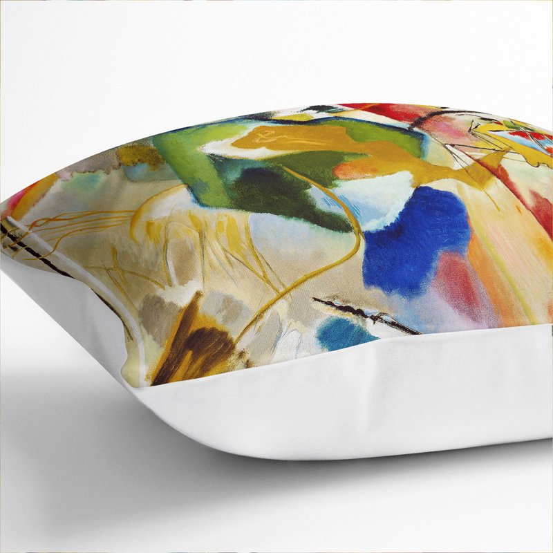 Square Throw Cushion, White, 55cm H x 55cm W x 20cm D