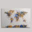 «World Map Paint Splash» par Francy, impression en jaune et bleu-18658622-26529110-80703653