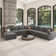 Anureet Oversized Modular Sectional U Shaped Corner Sofa With Storage Ottman