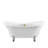 60 " L x 32 " W Freestanding and Mounting / Installation Required Soaking Acrylic Bathtub-1536192724-1536192738