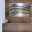 «Soundwaves II» par Grace Popp, verre d'art mural en métal-667859918