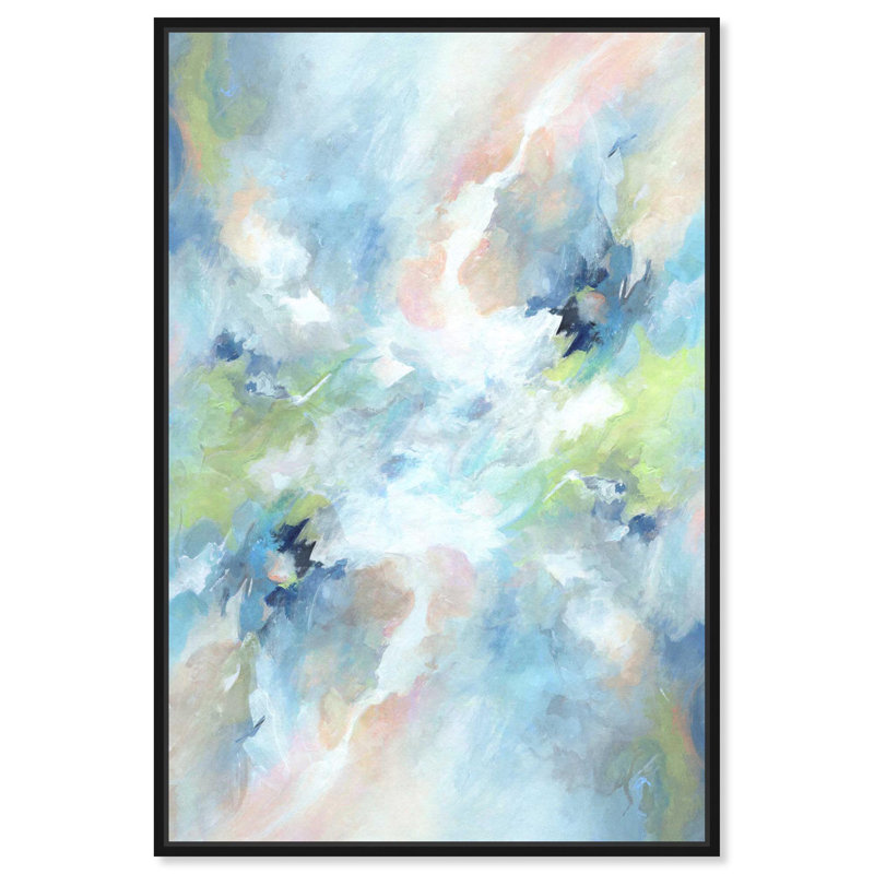 «Freedom intérieur», reproduction d'art sur toile par Pat Rem Art, Structure noire, H 16 po x l 11 po