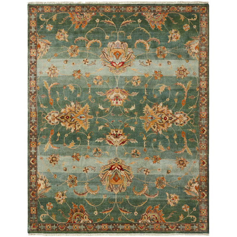 Hand Knotted Oriental Area Rug, Rectangle 8' x 10'