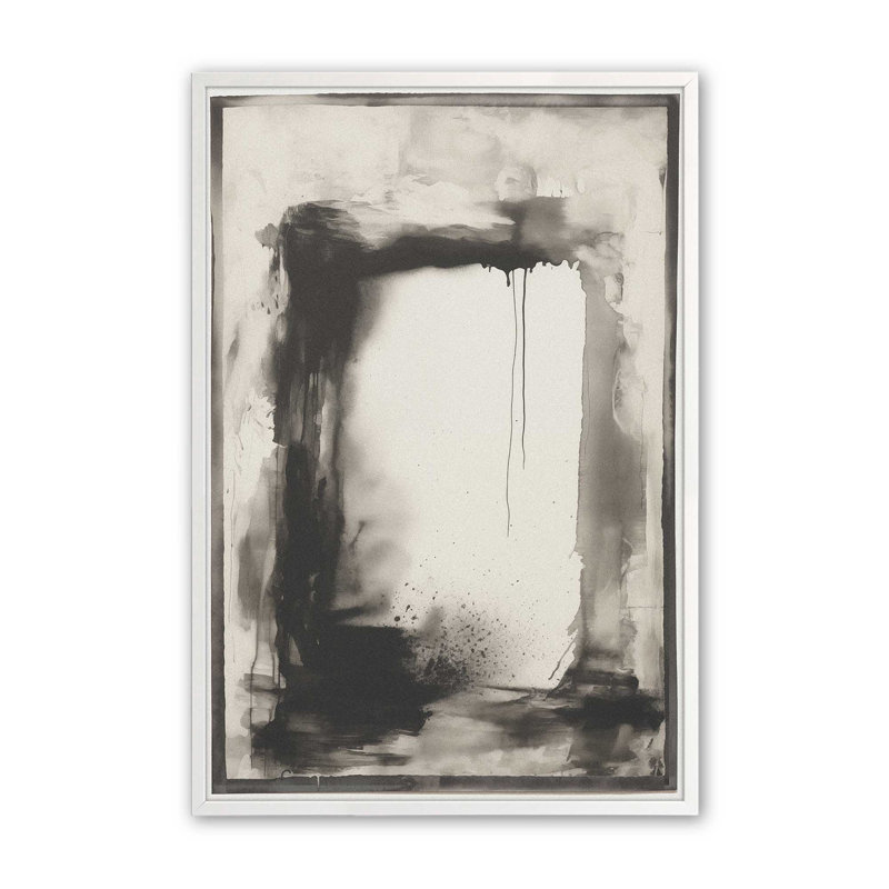 Obsidian Bonds I Print, Cadre opaque blanc, H 17 po x l 13 po